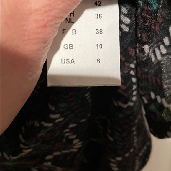 Missoni Black and Brown Zigzag Long Sleeve Wrap Dress - Picture 5 of 6